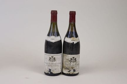 Lot 2 Bt Pernin Rossin, 1 Clos De La Roche 1986 ET