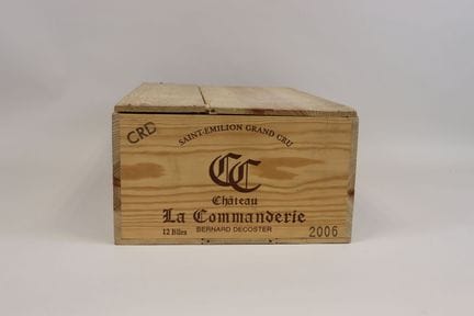 1 CBO 12 Bt La Commanderie GC St. Emilion 2006