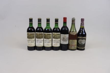 Lot 7 Bt divers dont Arbois et Bordeaux