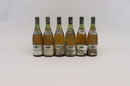 Lot 6 Bt Bouchard P et F, 4 Pouilly-Vinzelles 1971