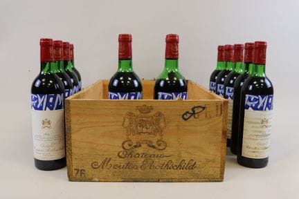 1 CBO 12 Bt Mouton Rothschild 1er GCC Pauillac 197