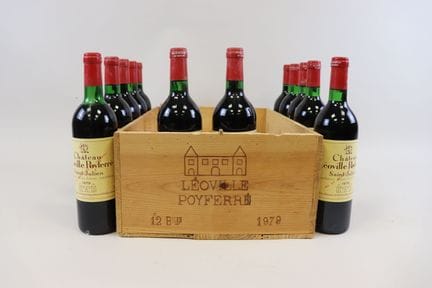 1 CBO 12 Bt Léoville Poyferré St Julien 1979, 1 HE
