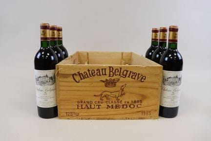 1 CBO 12 Bt Belgrave GCC Haut-Médoc 1985 LB à mieu