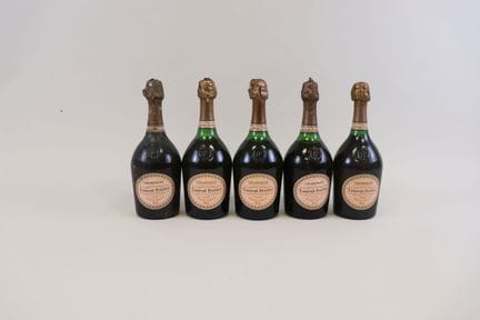 Lot 5 Bt Champagne Laurent Perrier rosé Brut circa