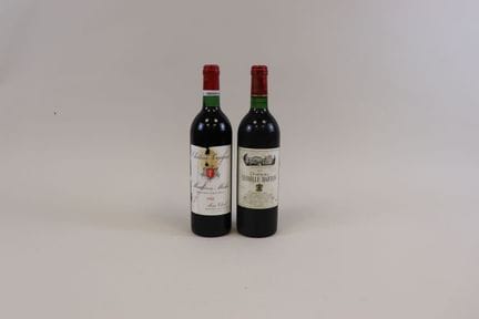 Lot 2 Bt, 1 Poujeaux Moulis 1982 EA et 1 Léoville 