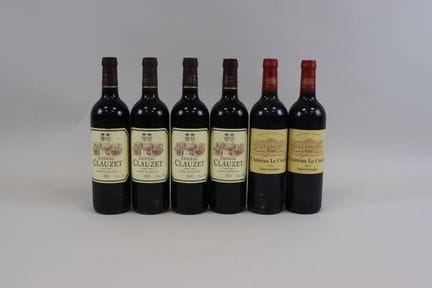 Lot 6 Bt St Estèphe, 4 Clauzet 1 2009 3 2010, 2 Le