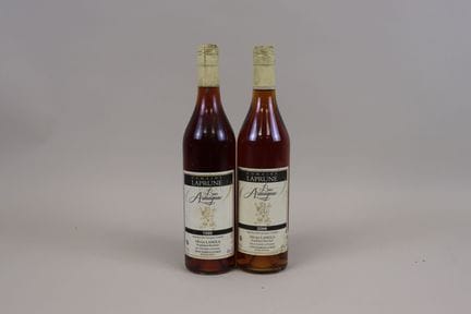 Los 2 Flaschen Bas Armagnac  Dom. La Prune 1 1999 
