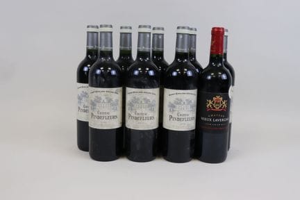 Set mit 9 Flaschen St. Emilion GC, 8 Pindefleurs 2