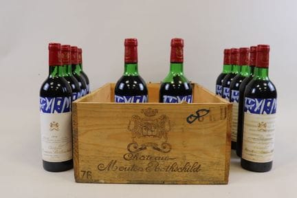 1 CBO 12 Bt Mouton Rothschild 1er GCC Pauillac 197