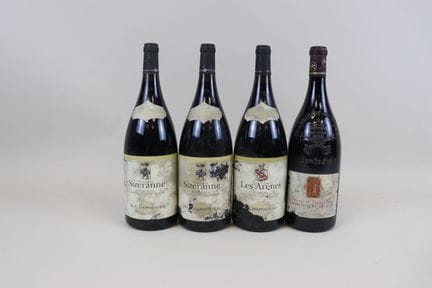 Set mit 4 Flaschen: 3 „M. Chapoutier“ 2013, 1 „Cor