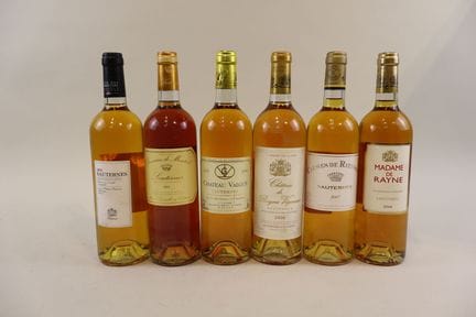 Lot 6 Bt Sauternes, 1 Madame de Rayne 2004, 1 Carm