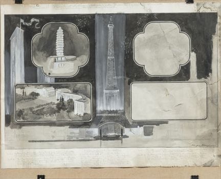 亚当森·悉尼（活跃于1892年至1914年间）。 “1937年巴黎现代生活艺术与技术国际博览会报刊设