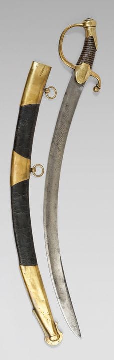 Sciabola da marinaio della Guardia Imperiale, elsa