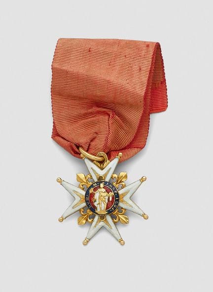 Rara croce da cavaliere dell’Ordine di San Luigi i