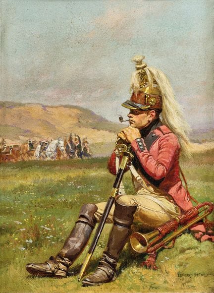 Édouard Detaille (1848/1912), huile sur panneau pa