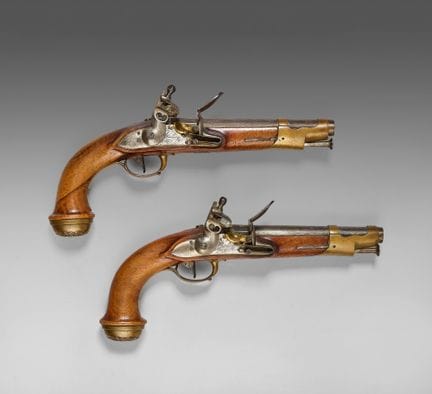 Coppia di pistole delle guardie del corpo del Re, 