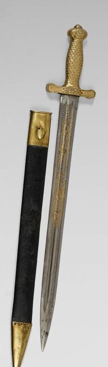 Piccola spada di tipo 1831, modello di lusso, prob