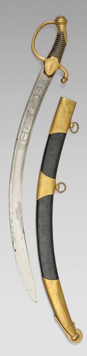 Sciabola da marinaio della Guardia Imperiale, elsa