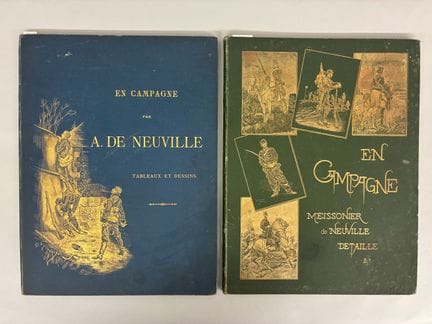 Due opere: Alphonse de Neuville: *En campagne*, te