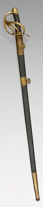 Sciabola da drago modello anno XI, guardia a tre b