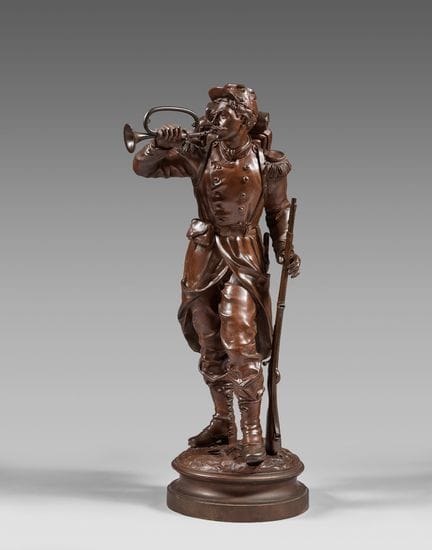 Charles Anfrie (1833/1905), “Il trombettiere”, gra
