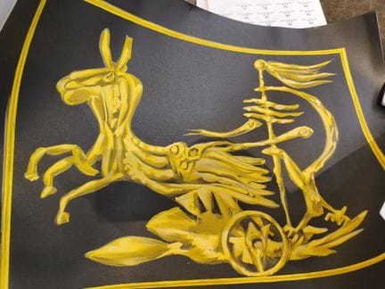 Lot de tirages lithographiques comprenant : 
-D'ap