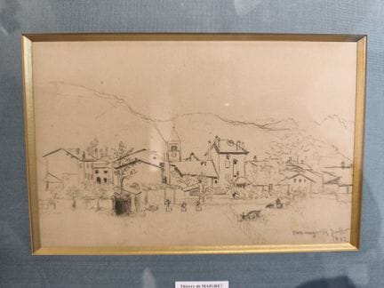 Henri BLANC-FONTAINE (1819-1897). 
Vue de Sassenag