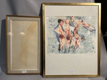 Lot de deux pièces comprenant : 
Manfredo BORSI
(1