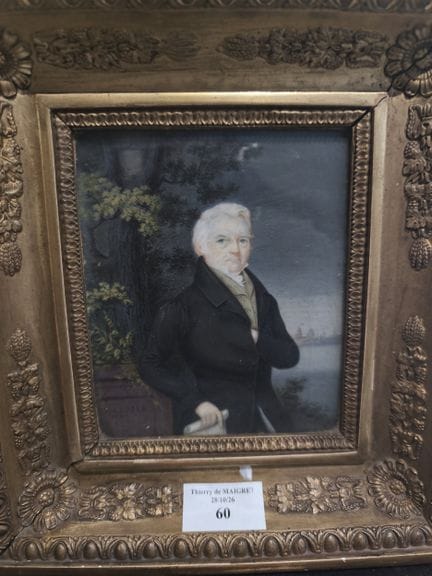 Sébastien HELME (1799-1850).
Portrait d'homme en r