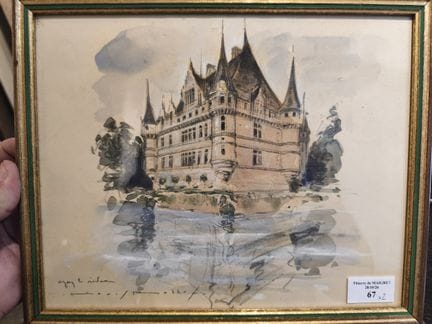 Louis ROLLET. 
Azay le Rideau / Château d'Ussé à R