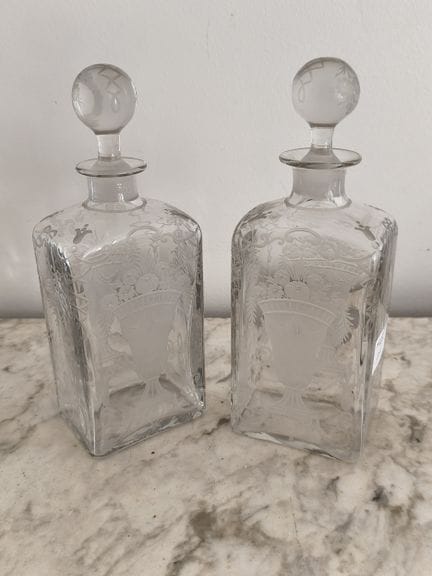 HOLLANDE, XVIIIème siècle / Vers 1800
Paire de fla