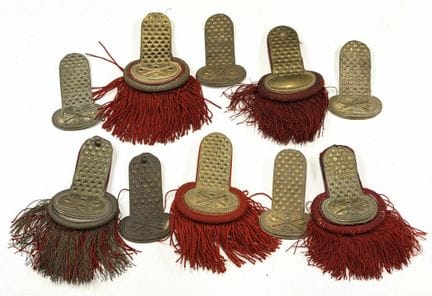 FRANKREICH
Set Feuerwehr-Schulterklappen
19.–20. J