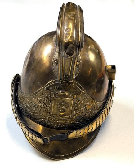 FRANKREICH
Feuerwehrhelm, Modell 1855
Mitte des 19