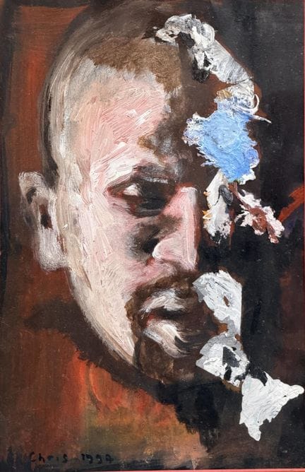Chris CHAMBET VAGLIO (XX-XXI). 
Ritratto di uomo. 