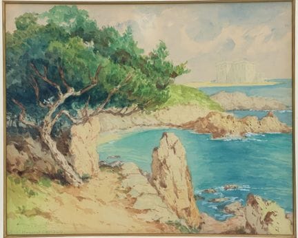 Giulio VITTINI (1888-1968). 
L'isola di Saint-Hono