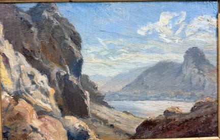 Louis APPIAN (1862-1896)
Riva del lago tra le mont