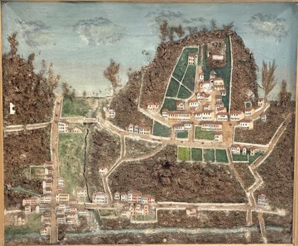 Scuola francese del XIX secolo 
Diorama raffiguran
