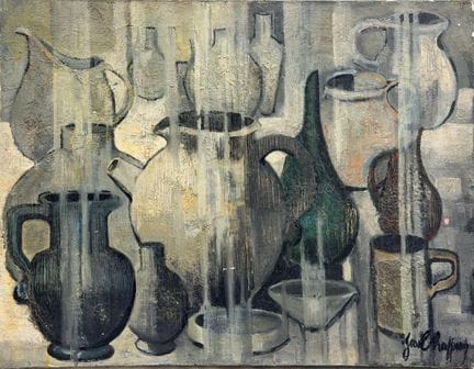 Jean CHAPPERON (XX secolo). 
Natura morta con broc