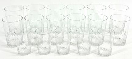 BACCARAT. 
Ensemble de verre modèle "Richelieu" co