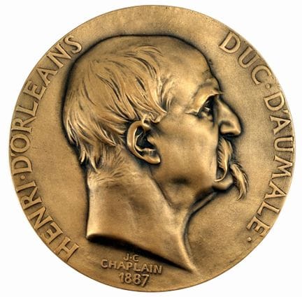 [MEDAGLIA]
Henri d'Orléans, duca d'Aumale. J.C. Ch