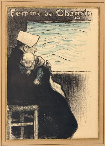 Théophile Alexandre STEINLEN (1859-1923) 
"Donna d