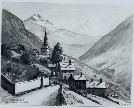 Joanny DREVET (1889-1969). 
Hauteluce e il Monte B