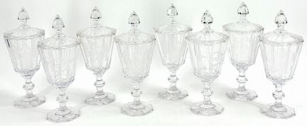VILLEROY & BOCH.
Ensemble de six coupes en cristal