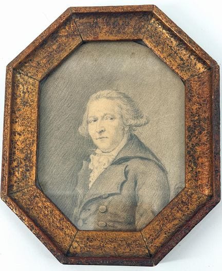 Scuola francese del XVIII secolo. 
Ritratto di uom