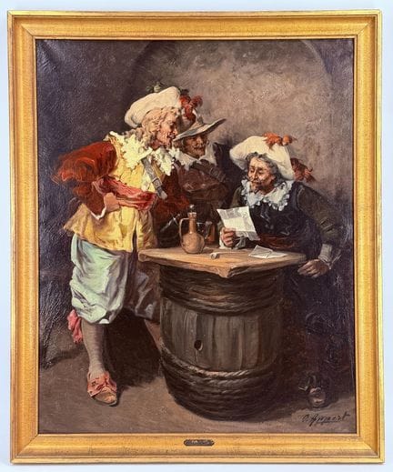 G. APPERT (19th–20th centuries). 
A scene of a mus