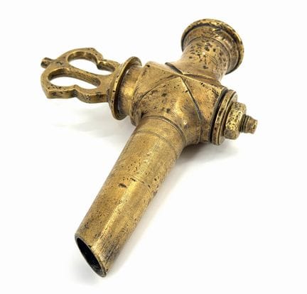 Rubinetto per botte di vino (Foudre), con chiave d