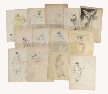 Théodore VAN ELSEN (1896-1961) Ensemble d’environ 