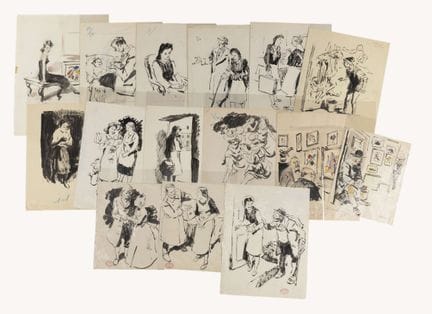 Théodore VAN ELSEN (1896-1961) Ensemble d’environ 