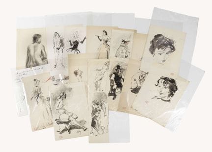Théodore VAN ELSEN (1896-1961) Ensemble d’environ 