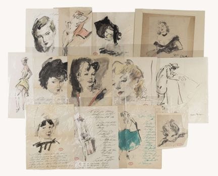 Théodore VAN ELSEN (1896-1961) Ensemble d’environ 